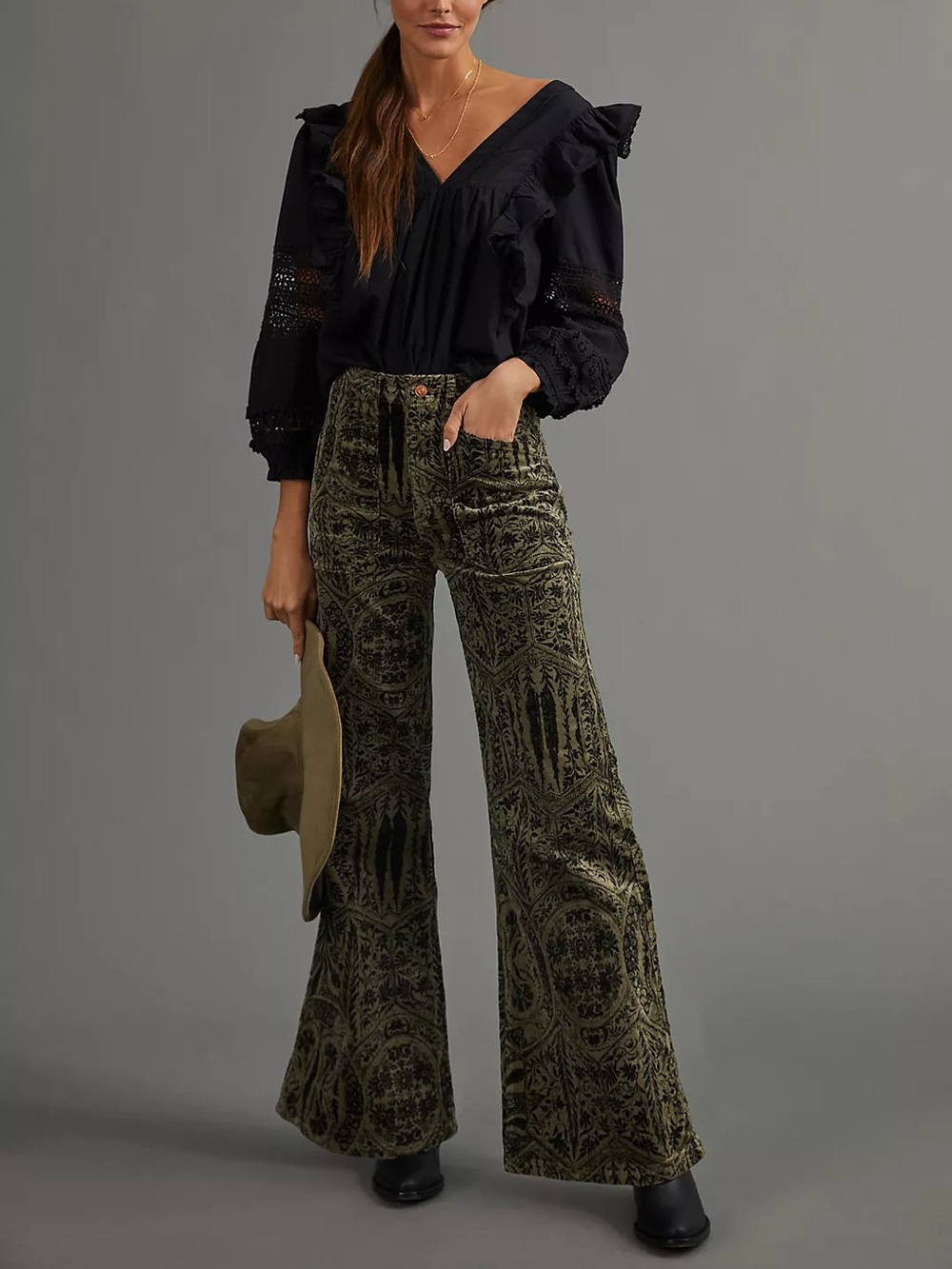 Pilcro The Carpenter Wide-Leg Corduroy Pants